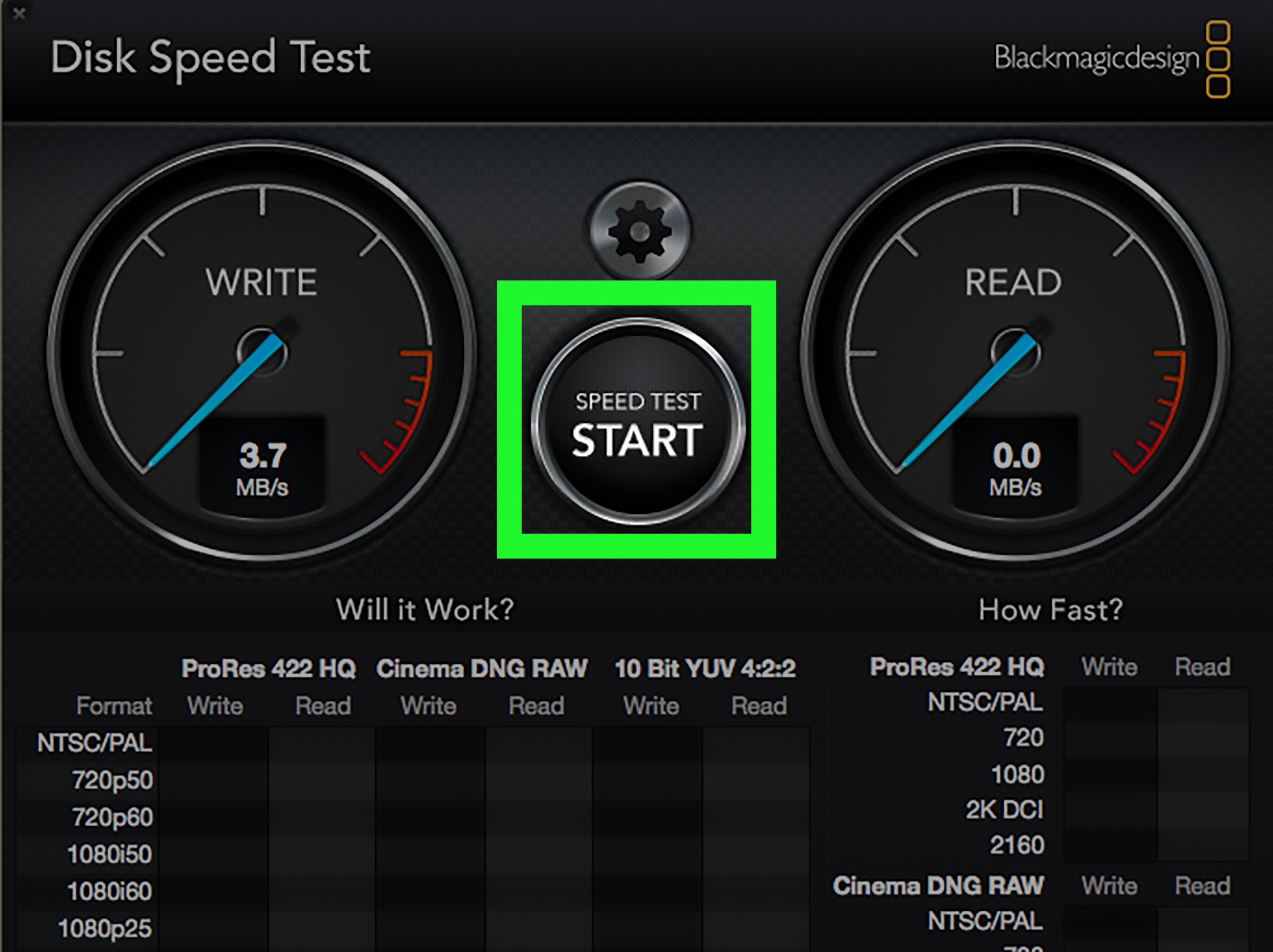Network speed test for mac
